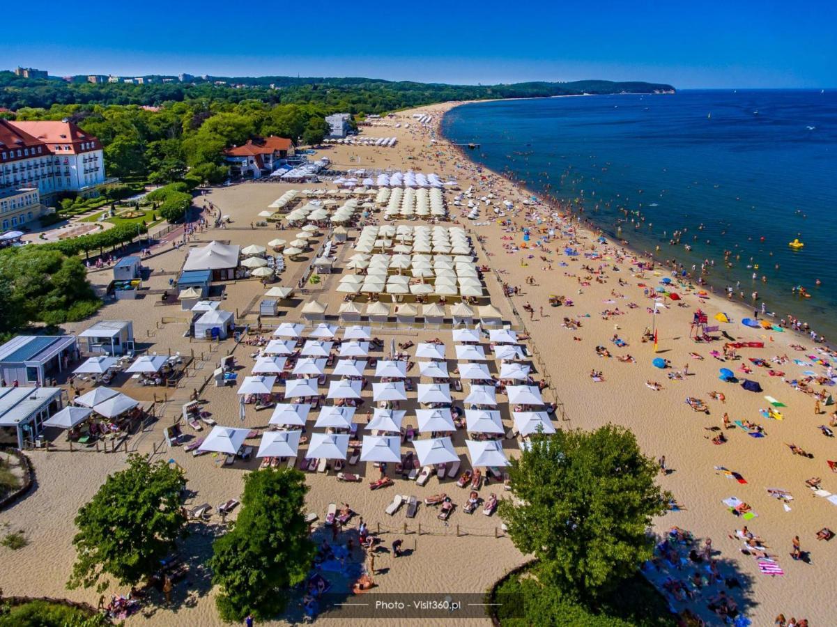 Appartamento Monte Cassino De Luxe Sopot Esterno foto